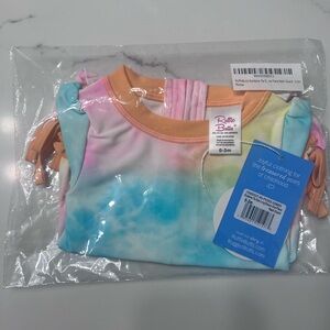 Ruffle Butts Colorful Kids Swim One Piece